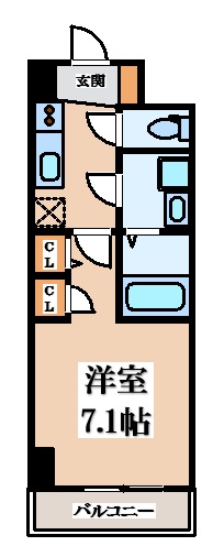 S-RESIDENCE高井田Centralの間取り写真