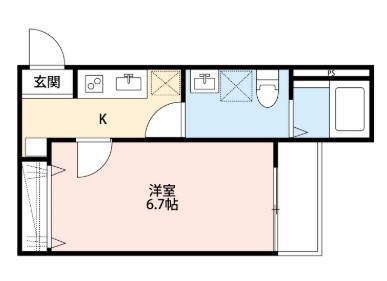 小田急線 町田駅 徒歩12分 3階建 築10年の間取り写真