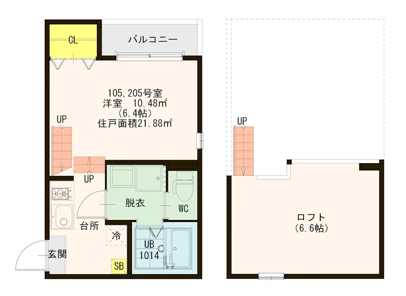 Casa Arcobalenoの間取り写真