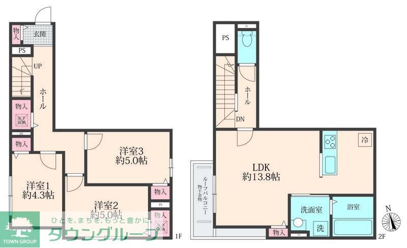 BLOOM COURTの間取り写真