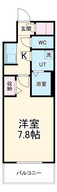 メイクス名駅太閤の間取り写真