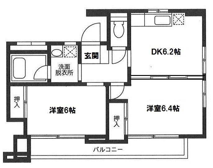 ブリック上溝の間取り