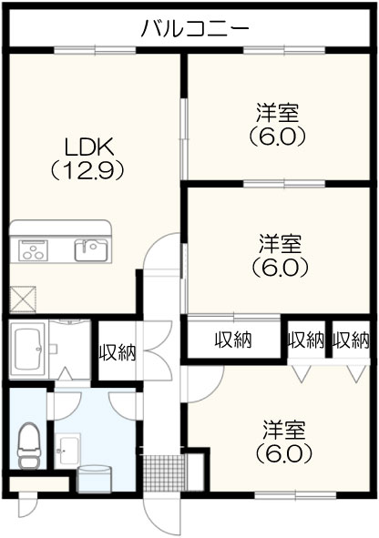 ファミーユ桜通の間取り