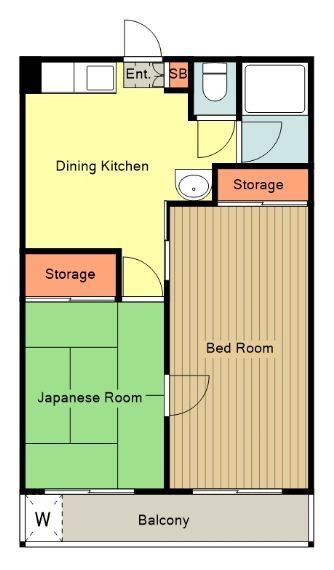 小金井公園マンションの間取り