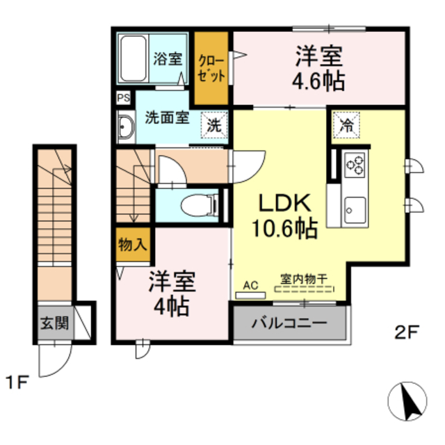 セジュール西台8の間取り