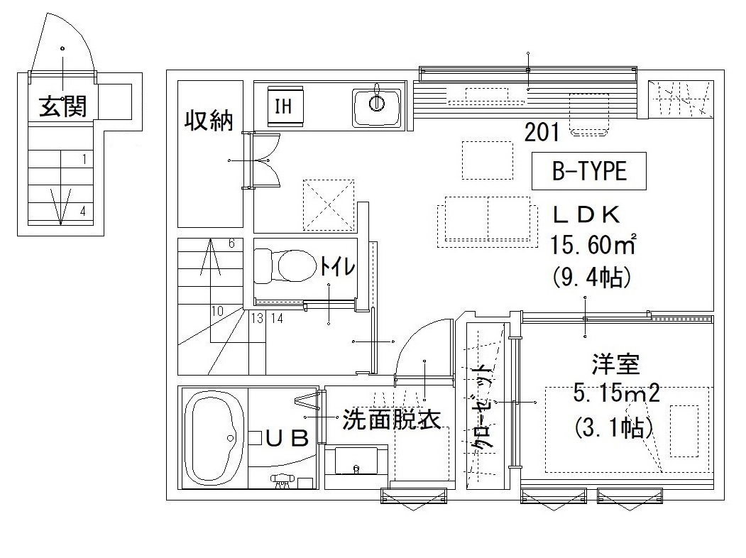 コルリスの間取り