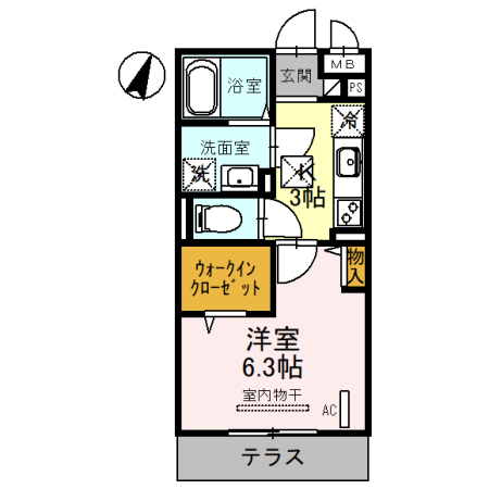 バレンティアの間取り