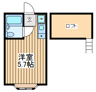 神奈川県座間市ひばりが丘３（アパート）の賃貸物件の間取り