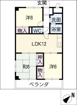 ベルフルールの間取り