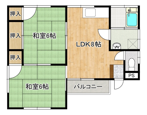 三宅第七アパートの間取り