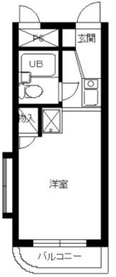 スカイコート宮崎台第3の間取り