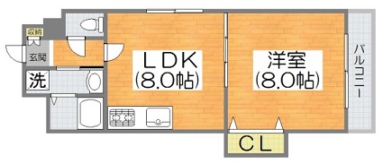 カデンツァ瓜破_間取り_0