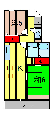 グランドゥール蕨NAGAIの間取り