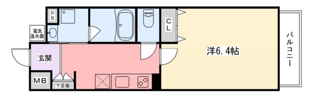 姫路市船丘町のマンションの間取り