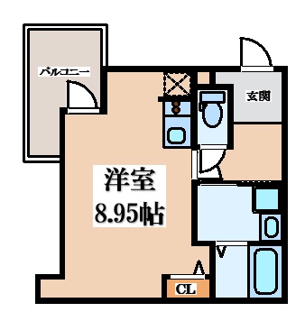 キャルムコート忍ヶ丘の間取り