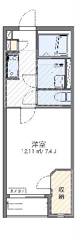 レオネクストクレールの間取り