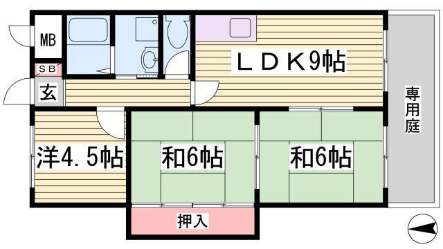 ホームズ藤原の間取り