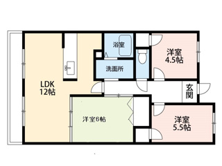 ラフィーネ昭和町の間取り