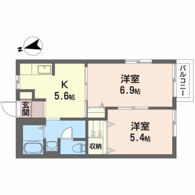 シャルム若菜７の間取り