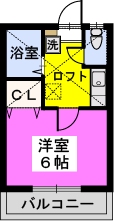 【ジュネス１０の間取り】