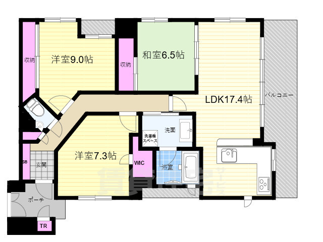 アンビエント京都駅前の間取り