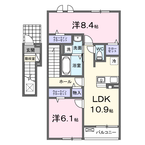 ガーデン・アイリス　IIIの間取り