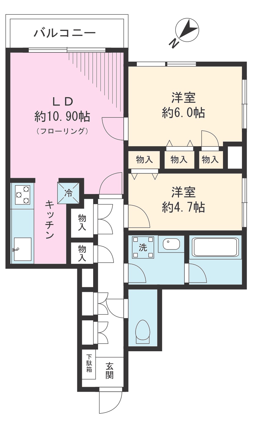 マインハイム本郷の間取り