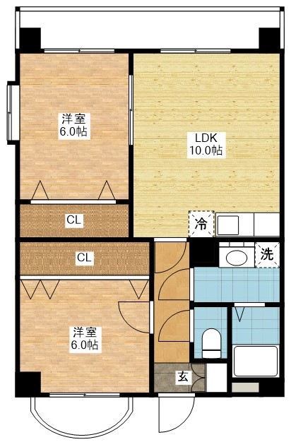 フルーラル花園の間取り