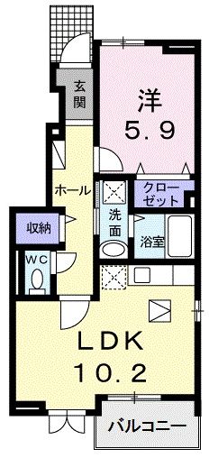 メゾン・ド・メールの間取り