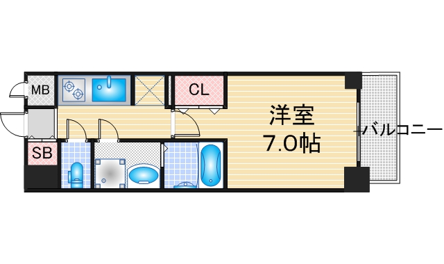 S-RESIDENCE名駅NorthIIの間取り