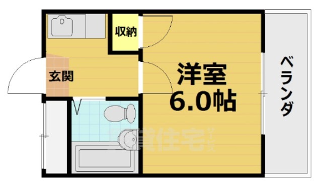 シャルマンフジ伏見壱番館の間取り