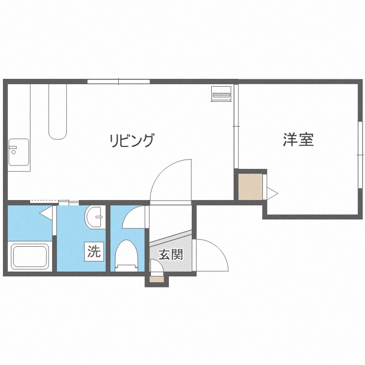 ポンガル豊平の間取り