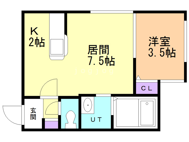 マリオット２条通の間取り