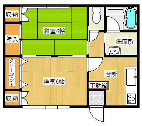 菅原ハイツの間取り