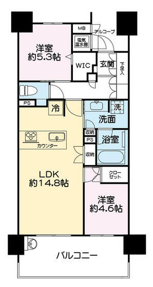 グランドオーク九品寺の間取り