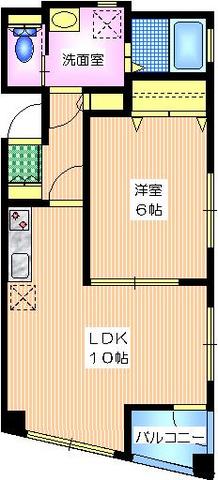 【港区白金のマンションの間取り】