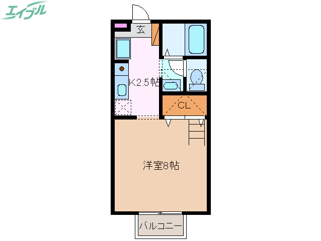 エクセル中川原の間取り