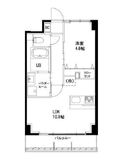 【浦安市北栄のマンションの間取り】