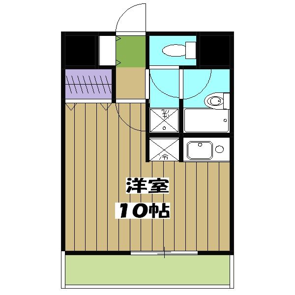 京都市西京区桂野里町のマンションの間取り