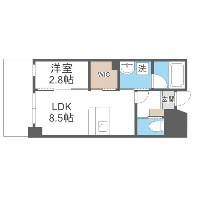 ロイヤルライン周船寺の間取り