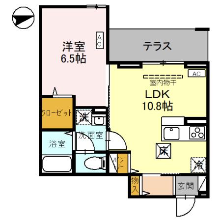 ノーブルパレス 別所の間取り