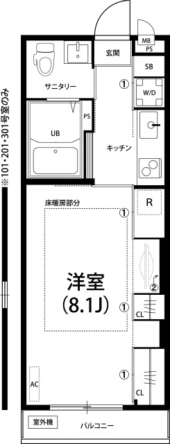 リブリ・サンシャイン日光の間取り