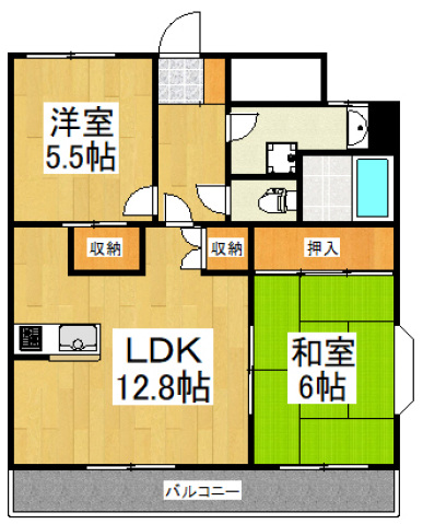 ロイヤルクイーンの間取り