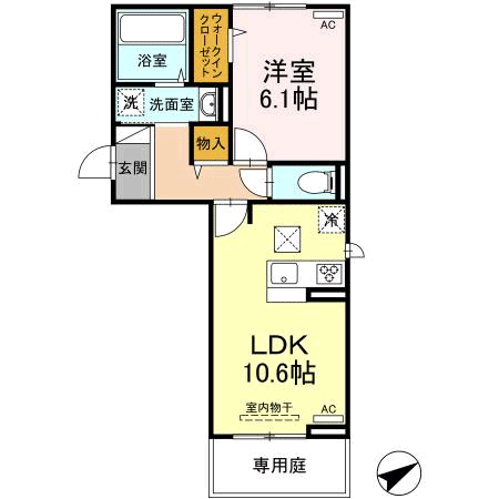 Ｏ－ＤＩＫ　ＧＡＲＤＥＮIIの間取り