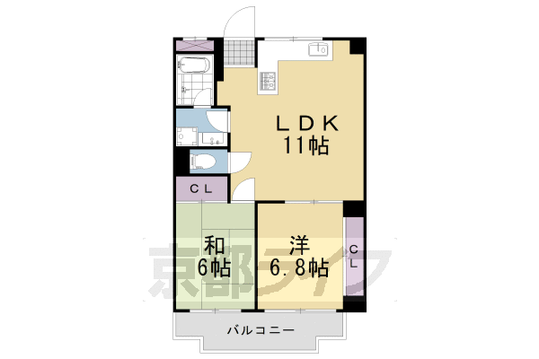 メゾンナチュール長岡京の間取り