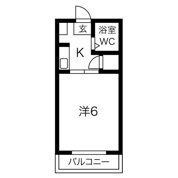 長久手市岩作三ケ峯のマンションの間取り