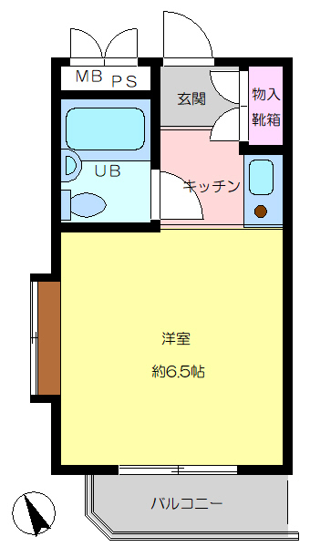 東京都豊島区南長崎２（マンション）の賃貸物件の間取り