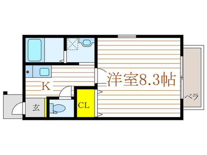 グリ－ンハイツIIの間取り