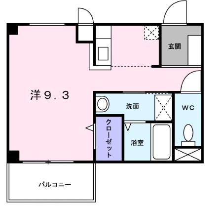 千葉県柏市あけぼの５（マンション）の賃貸物件の間取り