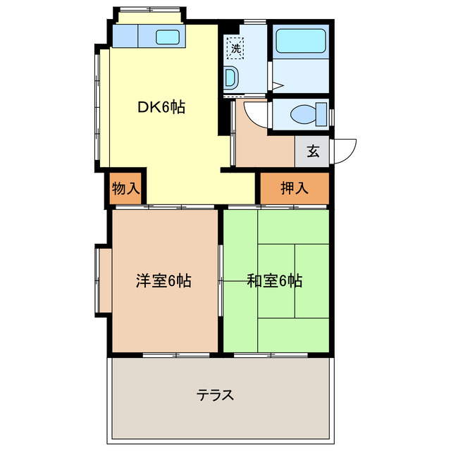 JAJAハイツの間取り